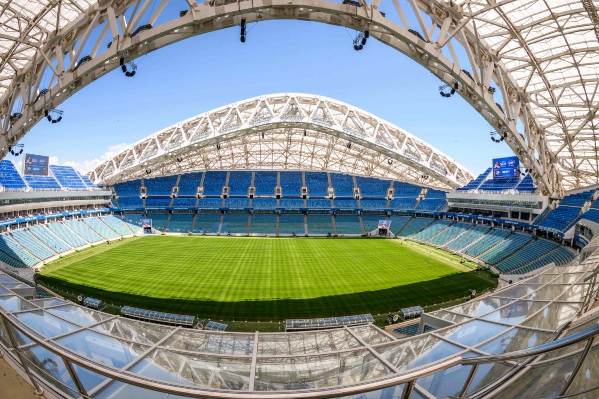 Как выглядит Олимпийский стадион Фишт в Сочи фото - ЧМ по футболу 2018 в России