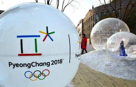 Зимняя Олимпиада в Пхенчхане 2018 открытие закрытие - олимпийские кольца Южная Корея